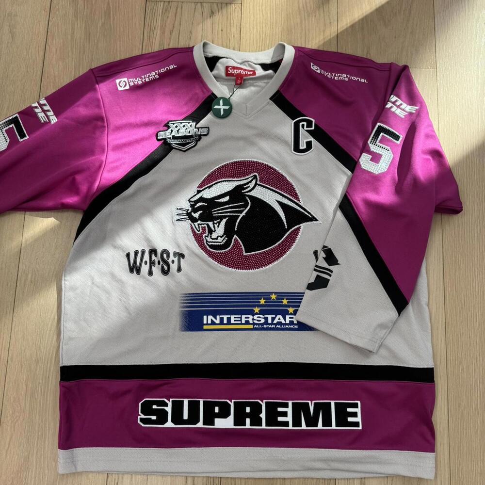 Supreme Rhinestone Hockey Jersey